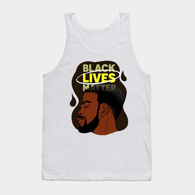 Black Lives Matter Tank Top by Hameo Art